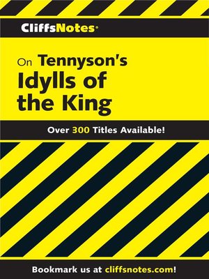 cover image of CliffsNotes on Tennyson's Idylls of the King